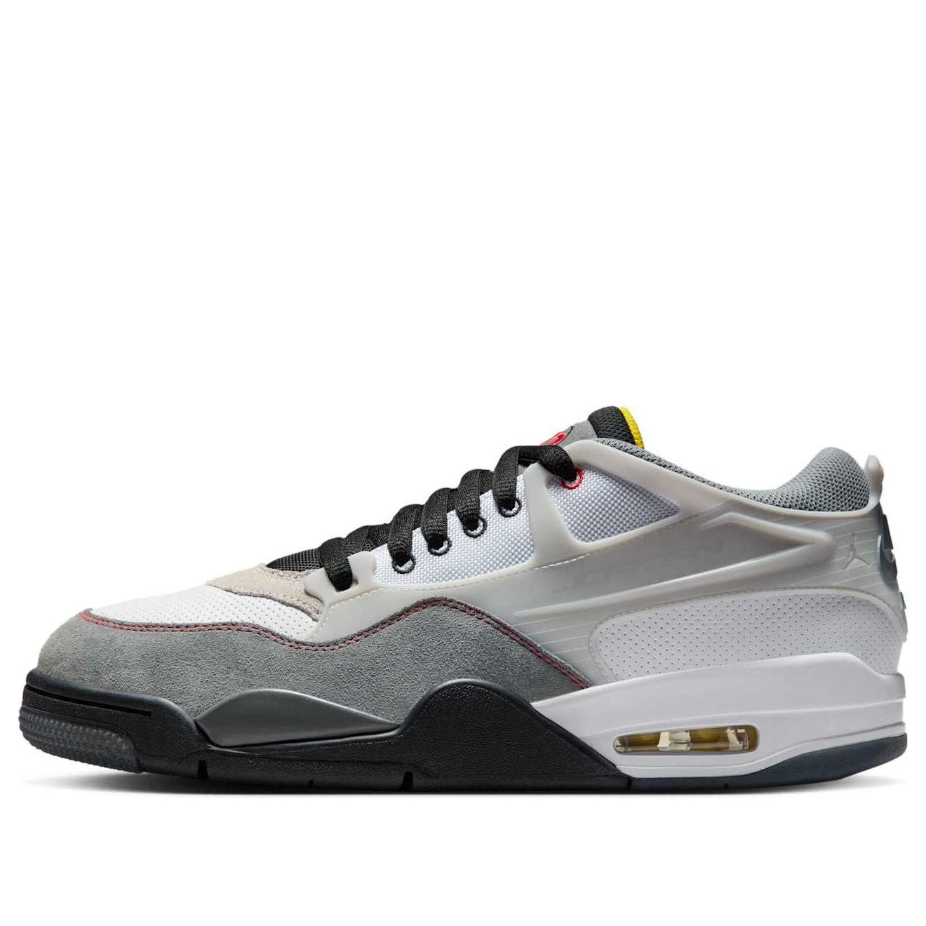 Air Jordan 4 RM Premium 'White Black Smoke Grey Fire Red' IB8052-100
